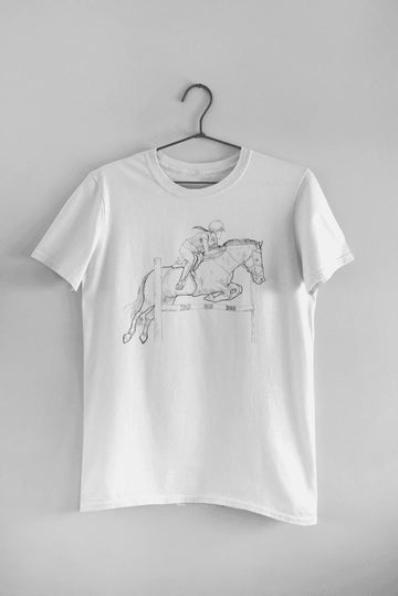 Woman Rider Jumping T-Shirt