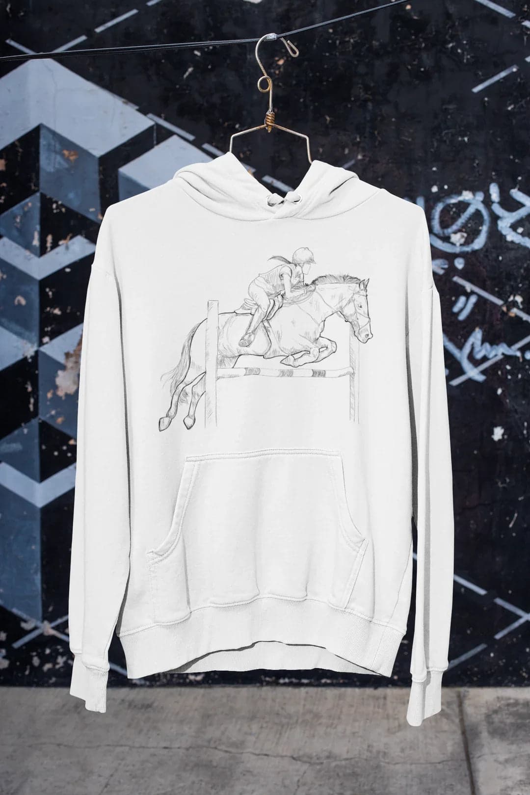 Jumping Women Hoodie