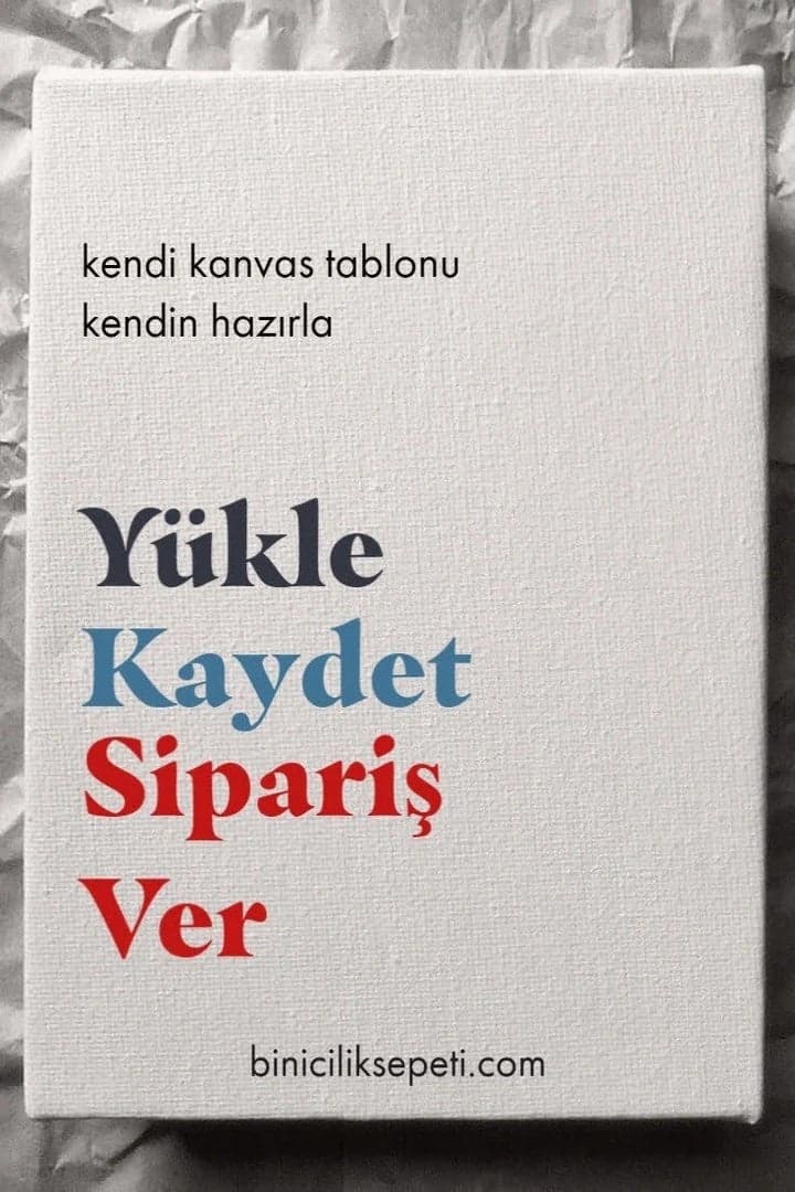 Kendi Dikey Kanvas Tablonuzu Tasarlayın