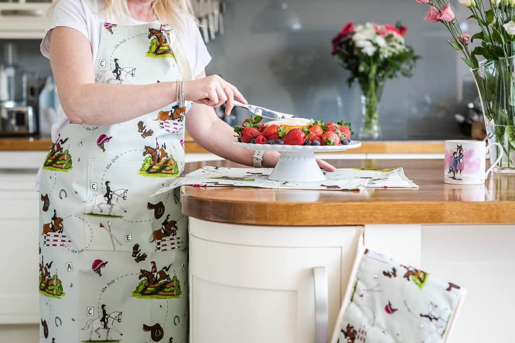 ‘Eventing’ Cotton Apron
