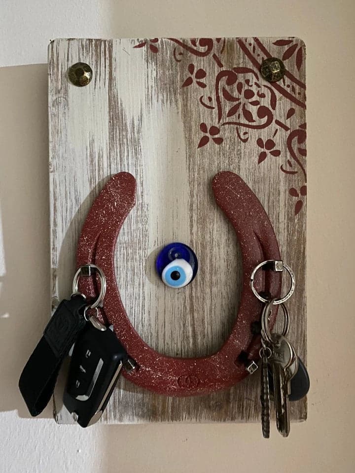 At Nalı Duvar Anahtarlık - 4