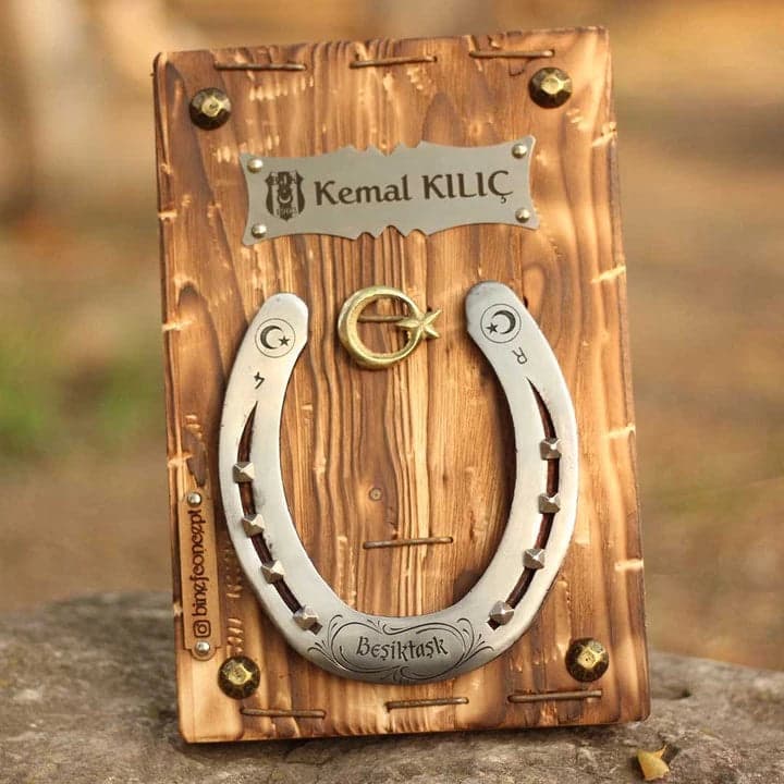 Az Gravürlü Kişiye Özel Tasarımlı At Nalı - 2