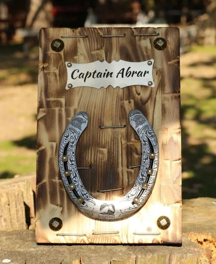 Tam Gravürlü Kişiye Özel Tasarımlı At Nalı - 6