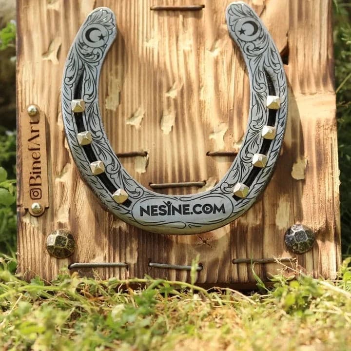 Tam Gravürlü Kişiye Özel Tasarımlı At Nalı - 7