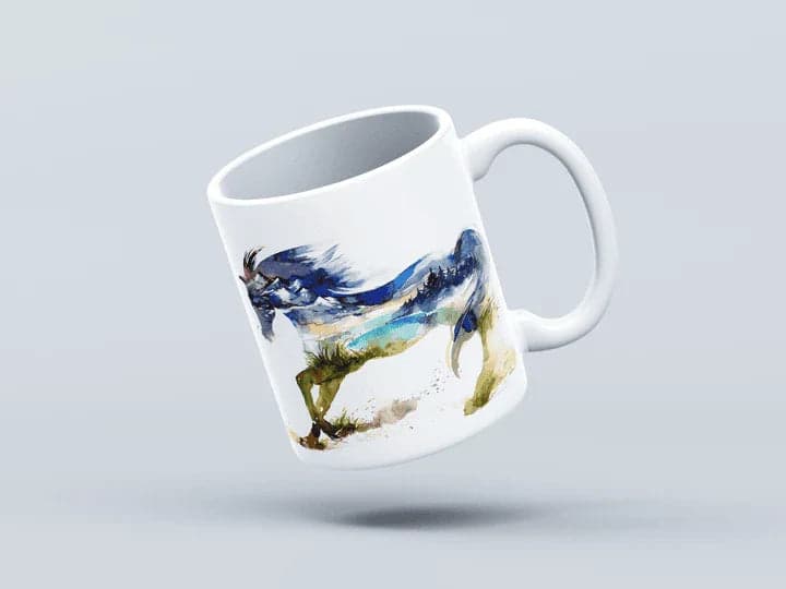 Nature Inside the Horse Mug