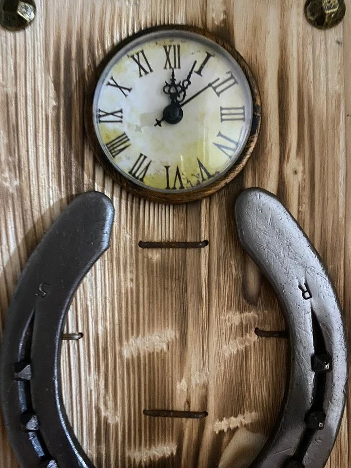 Horseshoe Decorative Clock